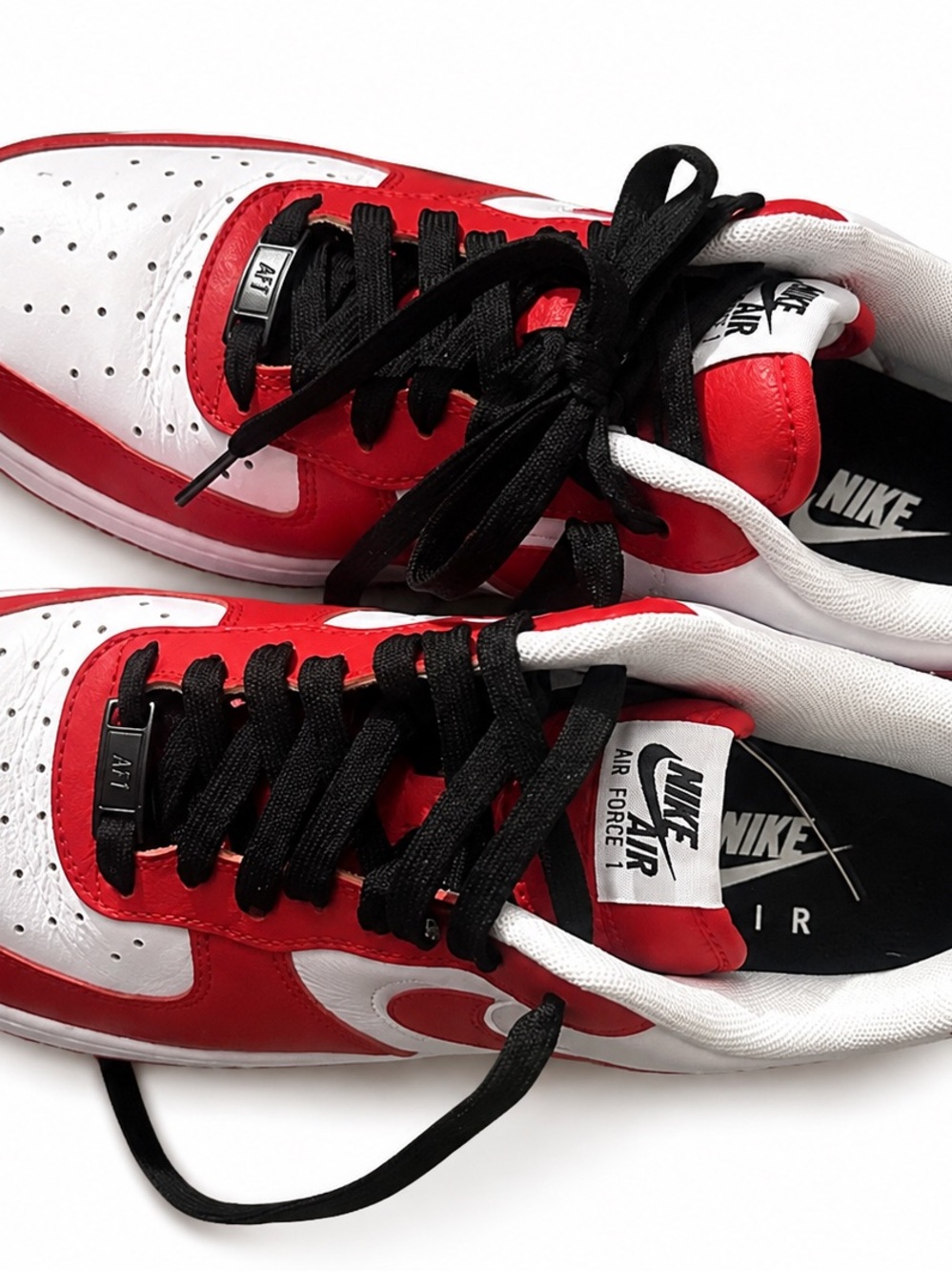 Nike Air Force 1 High Red & White Men’s Sneakers - Picture 6 of 6